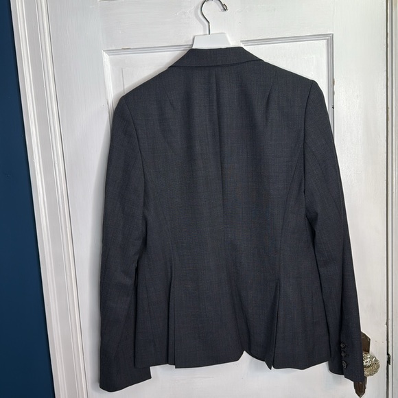 Banana Republic Women’s Navy Wool Blazer Button-front Classic Jacket W1145 Sz 10 - Picture 8 of 9